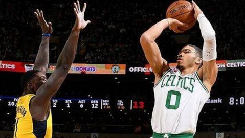 凯尔特人140-122送步行者7连败：次节47分风暴上演18分大逆转