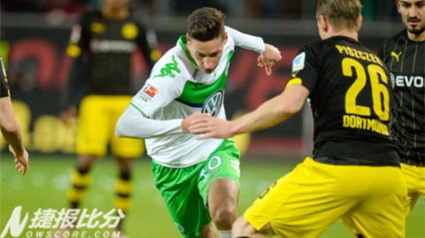 德甲第25轮｜汉堡客场2-1逆转狼堡，三记点球决战大众竞技场