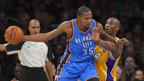 湖人客场挑战雷霆：那一夜的大起大落，咱球迷看得是真心累！