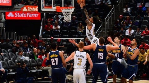 高原折戟，老鹰啄伤掘金！一场因伤病与韧性改写的NBA常规赛