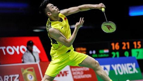 我查看了林丹与西本拳太的交手记录，二人职业生涯仅有两次交手：